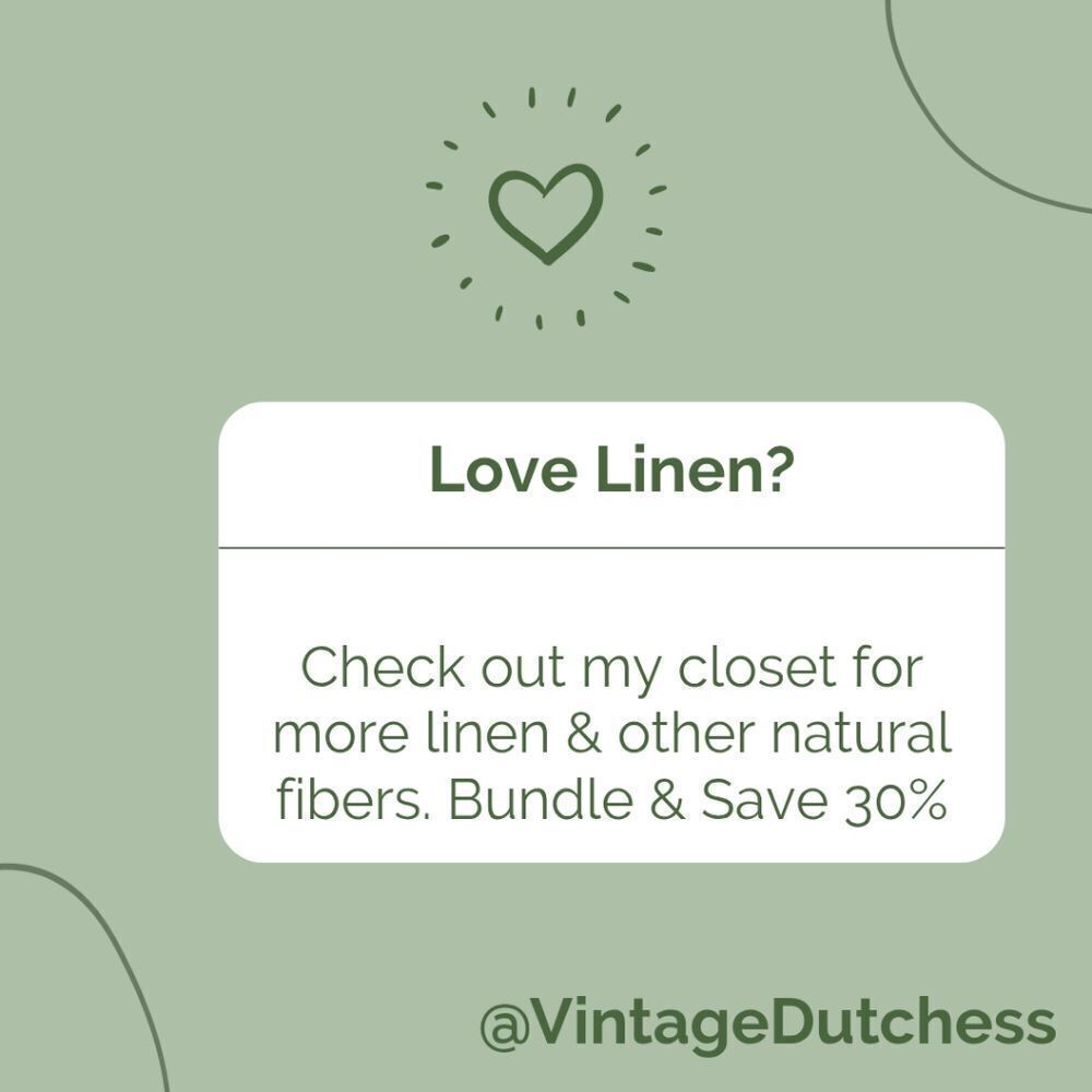 Ali Miles Linen Blue Cowl Neck Tunic Women's Top Roll Tab Sleeves - Picture 12 of 12